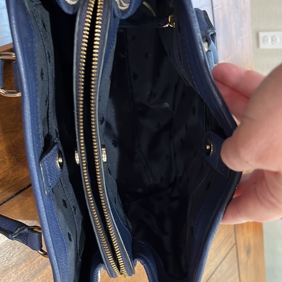 Kate Spade Handbag. Blue and off white stripe, excellent condition! - Picture 8 of 14